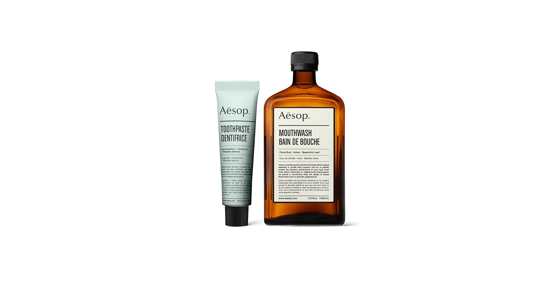 Aesop Mouthwash & Scalp Masque セット Amazon.com : Aesop Oral Care Duo | Mouthwash & Toothpaste